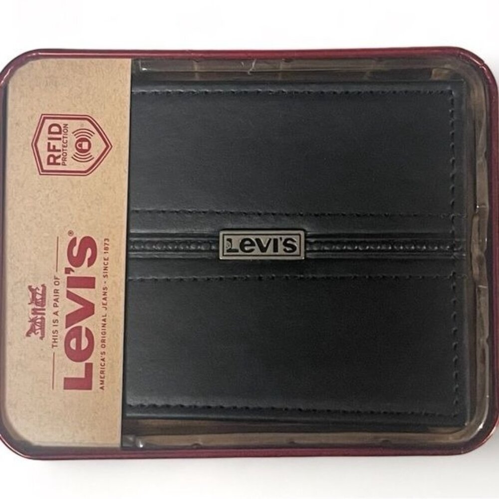 LEVI'S Men's Black Wallet Style 31LP220109 - Picture 4 of 9